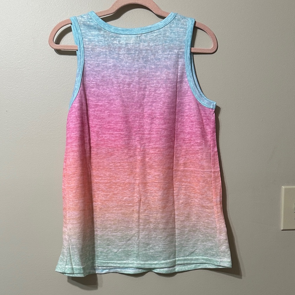 NWT She & Sho Colorful Gradient Tank Top - Picture 3 of 4